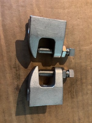 2Pcs 304 Stainless Steel C Clamps Mini 1-3/8'' (35mm) Opening  Clamp Fast Ship
