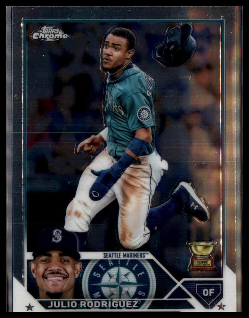 2023 Topps Chrome #200 Julio Rodríguez Rookie Cup Seattle Mariners