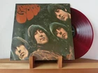 The Beatles Rubber Soul Red Vinyl OP-7450 Japan LP Stereo Nice Sound Tested