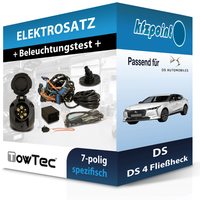 FüR Ds 4 FließHeck 10.2021-Jetzt Towtec E-Satz 7Polig Fahrzeugspezifisch Neu
