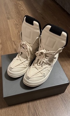 靴 Rick Owens GeoBasket sneakers drkshdw 43 White Rick Owen DRKSHDW Mega Lace Geobasket - Size EU 43 | eBay