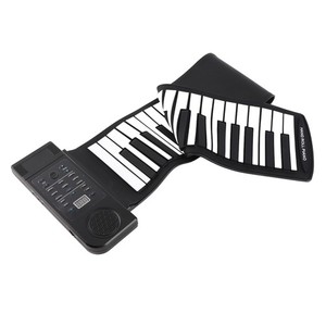 Silicone portable 61 Clés Roll Up Piano Électronique MIDI Haut-parleur intégré du clavier