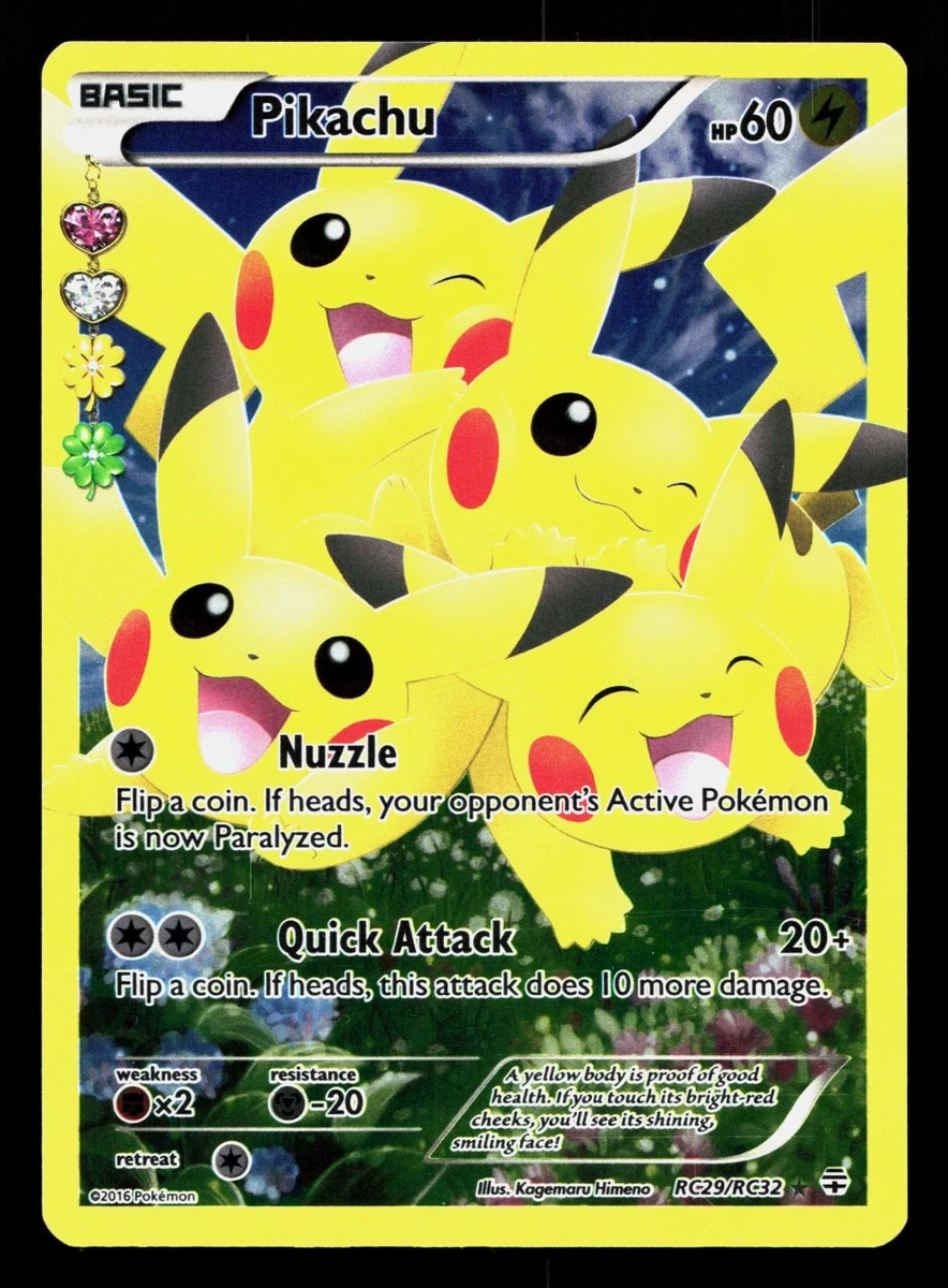 ピカチュウ RC29/RC32 ARS 9 ポルトガル語版 25+ Pikachu Pokémon TCG Generations Ultra Rare Individual