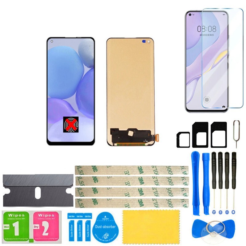 Kit Schermo LCD Per Realme 7 Pro RMX2170, Display 6.4 Pollici Con Telaio, Sostituzione Completa, Testato Al 100%