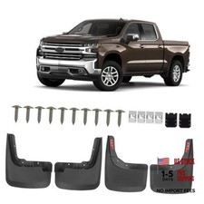 Mud Guard Mud Flaps Guards Splash All For Chevy Silverado 1500 2019-2025