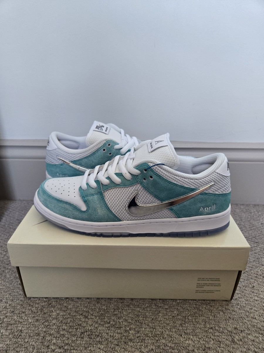 Size 11 Nike SB Dunk Low x April Skateboards Turbo Green for
