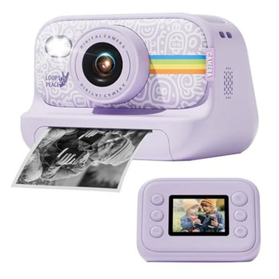 2.0-Inch LED Flash 1080P HD Recording Photo Printing Camera With 3-Rolls Paper,