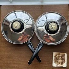 Kitchen Craft By West Bend Pair Of Skillets Stainless Steel