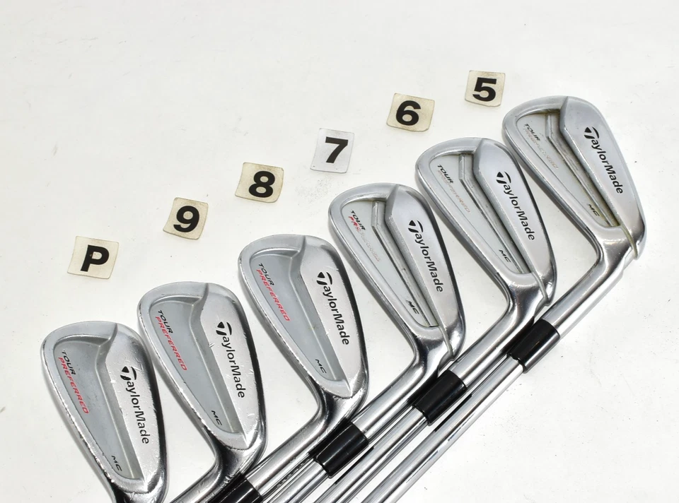 Taylormade Tour Preferred MC 6p 5-6-7-8-9-Pw RH Golf Club Iron Set DG S400 Stiff - Image 2 of 4