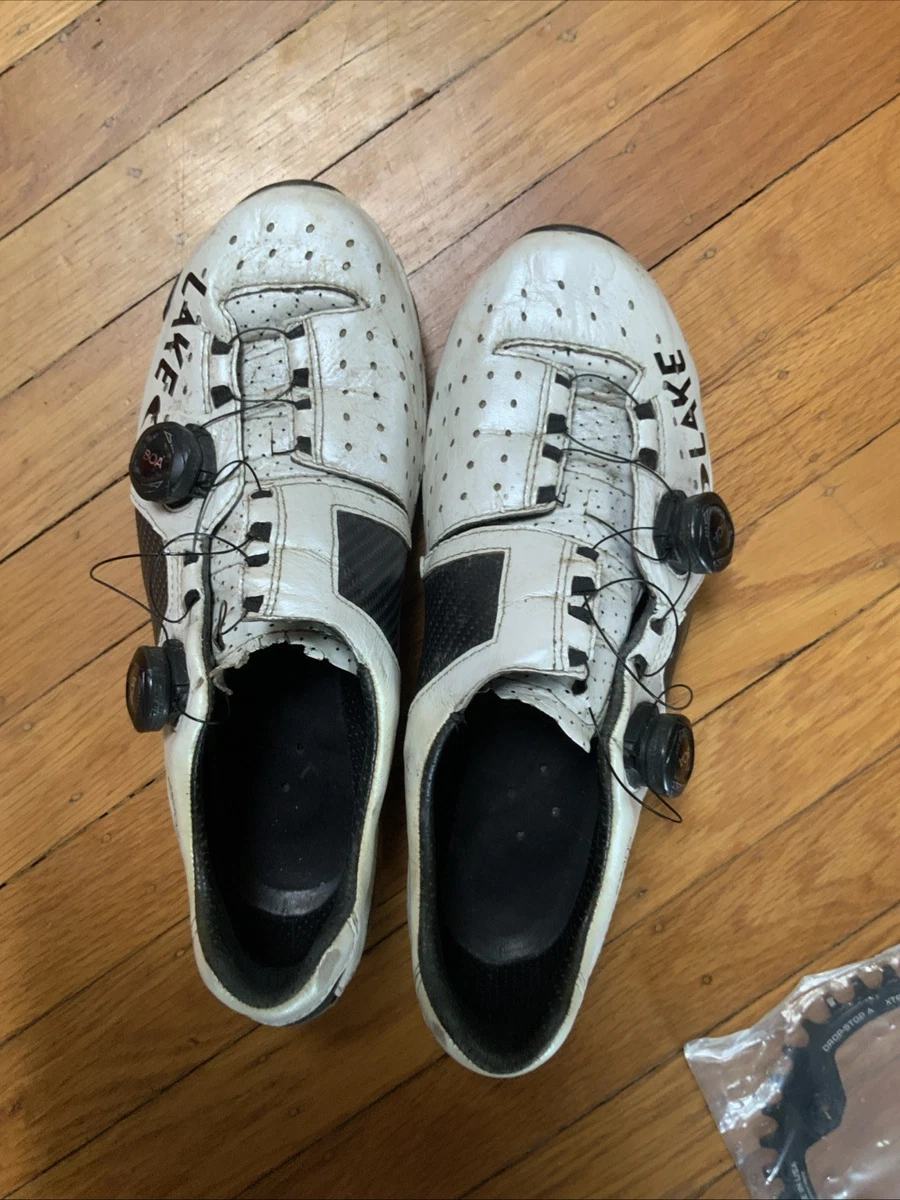 Chaussures Cyclisme Lake MX85 Homme – EU 40 / US 6.5, Cuir Noir, Occasion