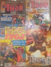 The Mighty Thor Comics Issues 422,427,434, And Secret Invasion Thor Variant