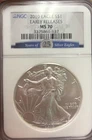 2010 Silver Eagle NGC MS70 Early Releases 1 oz .999 Silver