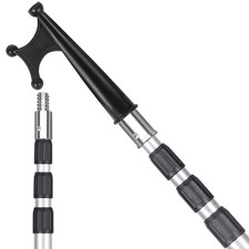 Lineslife 4-12ft Telescoping Boat Hook for Docking - Sturdy  Lightweight Pole