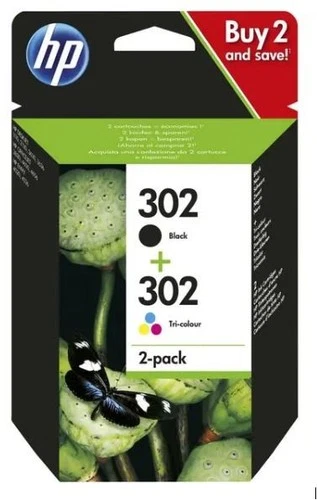 Genuine HP 302 BK/CL Multipack