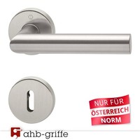 Hoppe TüRgriff Amsterdam Rosette Edelstahl Matt Bb Ö-Norm TüRdrüCker TüRbeschlag
