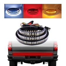 Truck Tailgate Light Bar Waterproof Triple Row LED Light Strip, Strip 59"