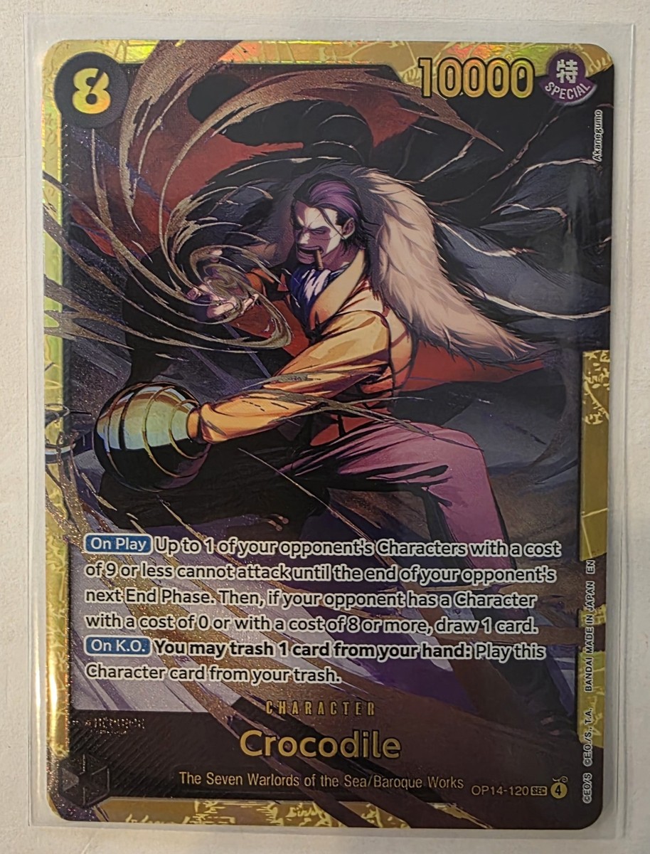 ONE PIECE CARD GAME ノー・リ・ハイ ホロカード One Piece Card Game Crocodile OP14-120 SEC | Special Foil | Near
