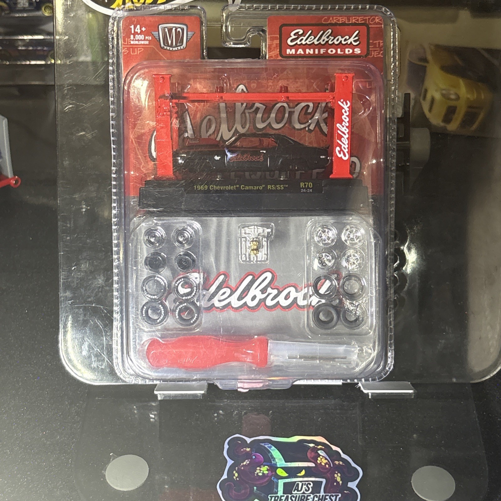 1969 CHEVROLET CAMARO RS SS EDELBROCK 1/64 MODEL KIT BY M2  MACHINE 37000-17E-P5