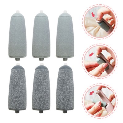 6 Pcs Nu You Pedi Roller keine elektrische Gesicht Fuß Schleifer Ersatz Kopf