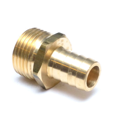 Garden Hose Barb to Thread Fitting 5/8 Id to 3/4 Male Ght Water Plumb Irrigation