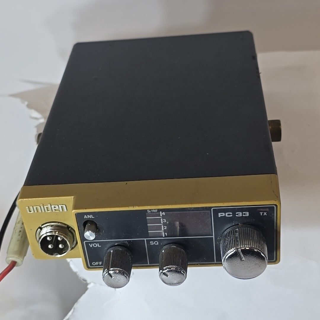 Vintage UNIDEN PC33 CB Radio AM 40 Channel no Mic eBay