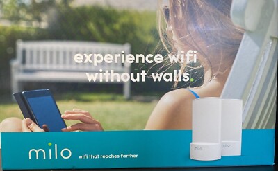 milo 2.0 Two-Pack WiFi Range Extenders - Whole Home Distributed WiFi, Base Link 