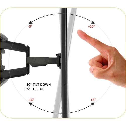 Fits UE55TU8500U SAMSUNG 55" TV BRACKET DOUBLE ARM TILT & SWIVEL WALL MOUNT - Picture 9 of 12