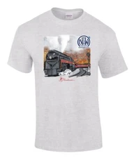 Norfolk and Western 611 Trains Authentic Railroad T-Shirt Tee Shirt [10018] 