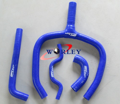 SILICONE RADIATOR Y HOSE GREEN for Kawasaki KXF250 KX250F KXF 250 2009-2014 - Picture 2 of 8