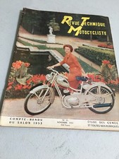 Revue Technique Motocycliste 71 1953 étude CEMEC , CR salon ...etc