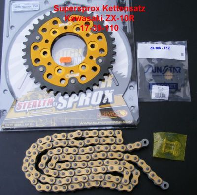 RK Supersprox Stealth Kettensatz Kawasaki ZX-10R, 17-39-110