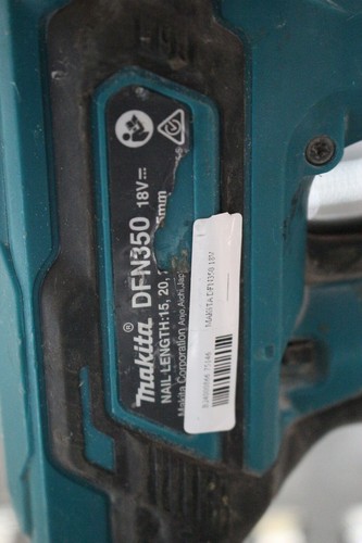Makita Brad Nailer | DFN350 *SKIN ONLY - Picture 3 of 5