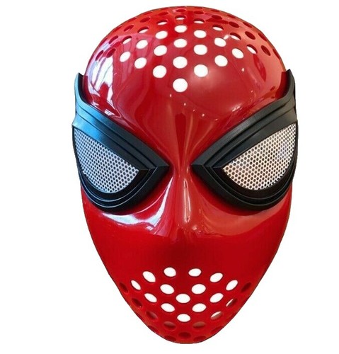 FURRJOI Silicone BDSM Red Bull Drone Mask Hood Headgear Cosplay