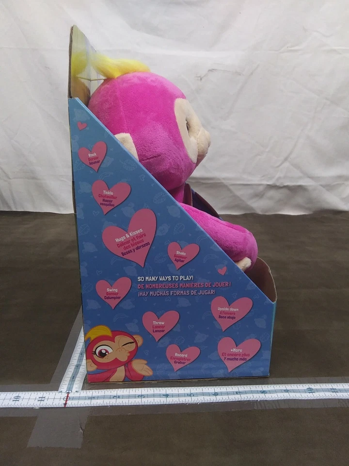 Me encanta abrazar mono Fingerlings Abrazos Bella interactivo hace 40+ sonidos Foto 3 de 4