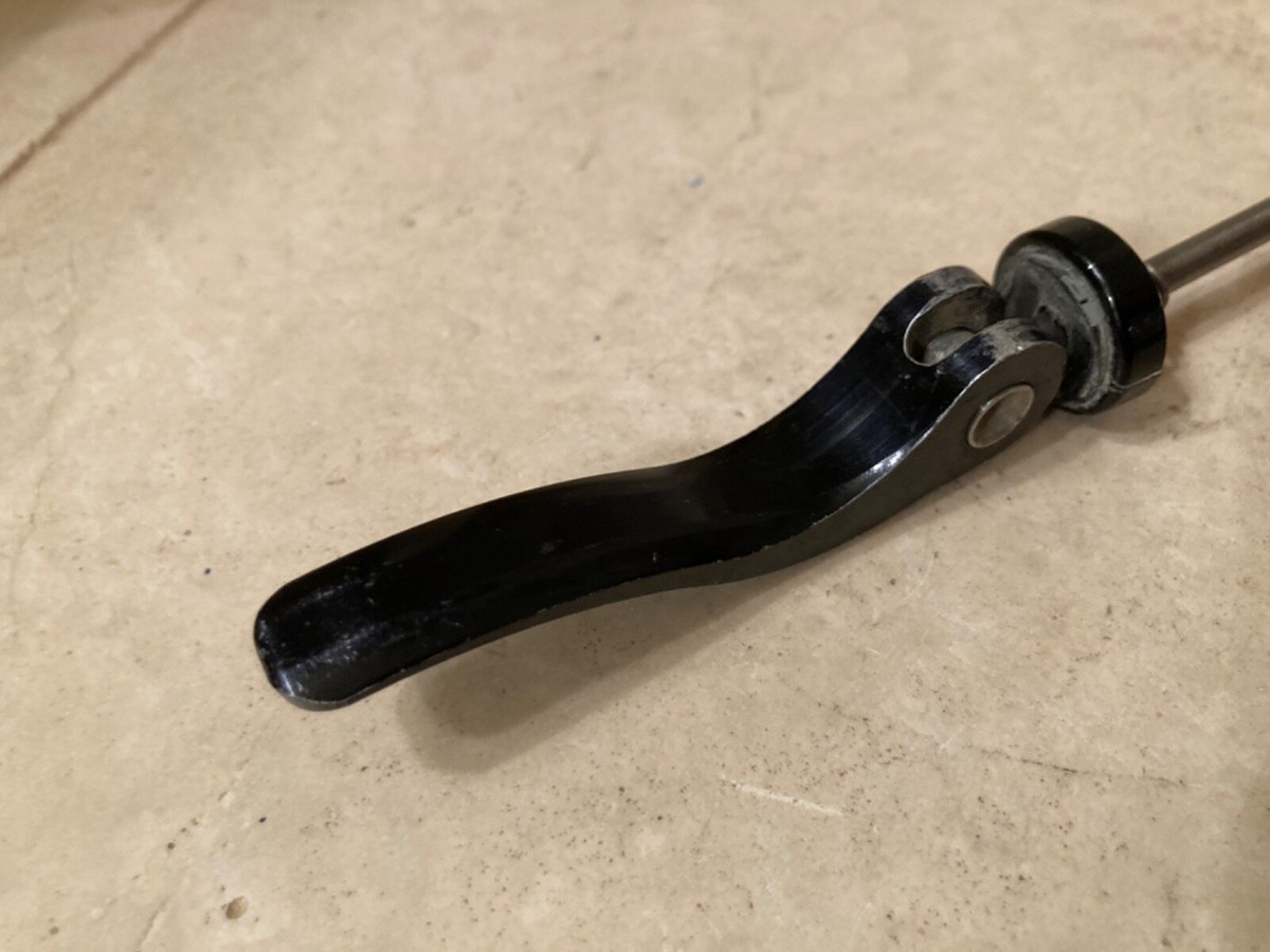 Salsa Flip Off Vintage Titanium Black Quick Release Skewer Front
