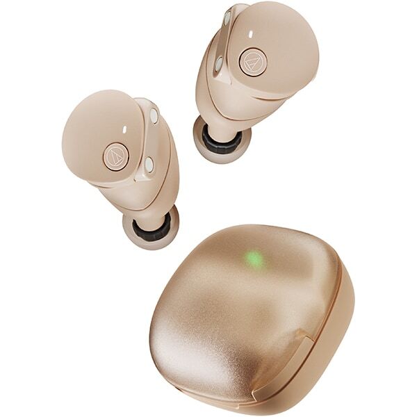 audio-technica wireless earphones SOLID BASS Beige ATH audio-technica wireless earphones SOLID BASS Beige ATH
