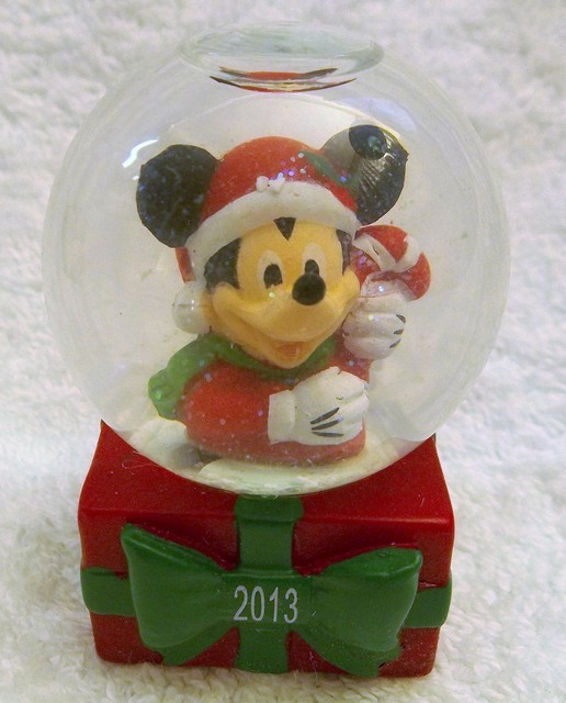 JC Penney Disney Mickey Mouse Christmas Snowglobes Snow Globe Black Friday eBay
