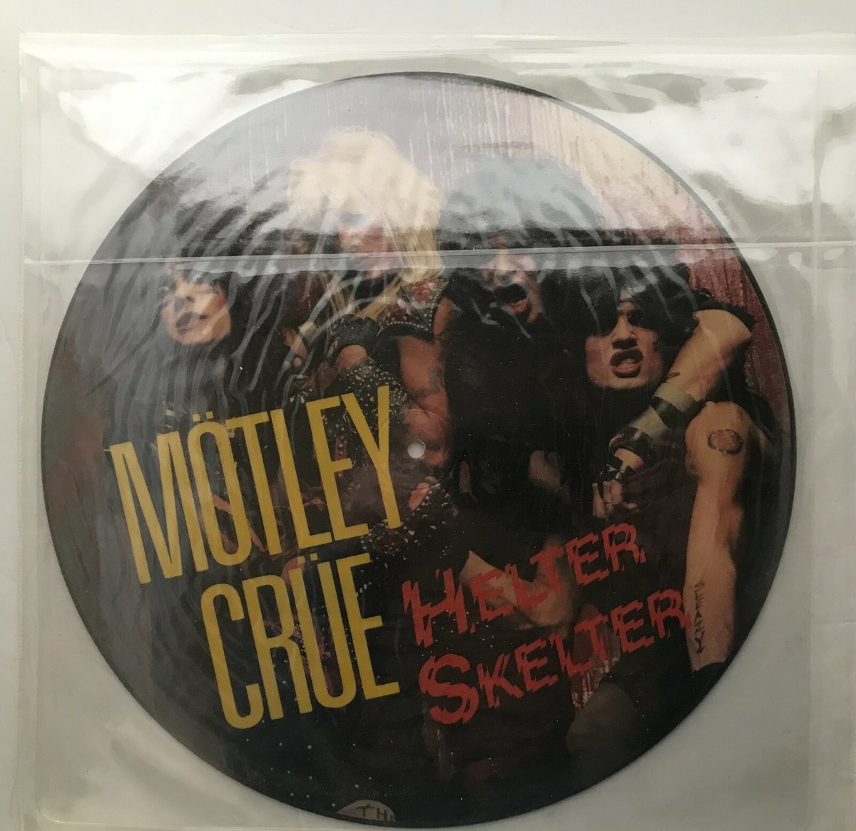 MOTLEY CRUE Helter Skelter LP ピクチャレコード Mötley Crüe - Helter Skelter - PICTURE DISC 1984 Elektra, VG+/EX