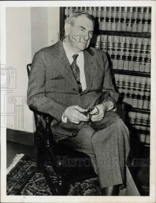 Press Photo Justice Stone of Supreme Court sits in kfa07412 