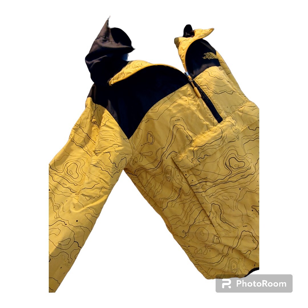 The North Face UO Exclusive Topography Fanorak Jacket Yellow The North Face UO Exclusive Topography Fanorak Jacket Yellow