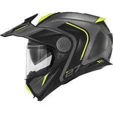 GIVI X.27 TOURER GRAPHIC BLACK YELLOW BLACK GREY YELLOW MOTORCYCLE HELMET