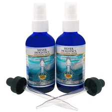 Silver Holistics Colloidal Silver Spray Supplement Immune Support Nano Solution
