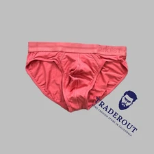 2(X)ist 2xist men Rust Red Dream cotton modal low rise brief underwear size S M