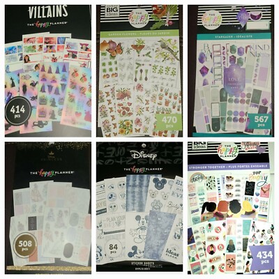HAPPY PLANNER STICKER BOOKS YOU CHOOSE DESIGN ME & MY BIG IDEAS MAMBI FREE SHIP