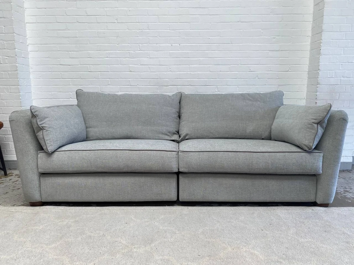 Collins And Hayes Maple Grand Grey Sofa