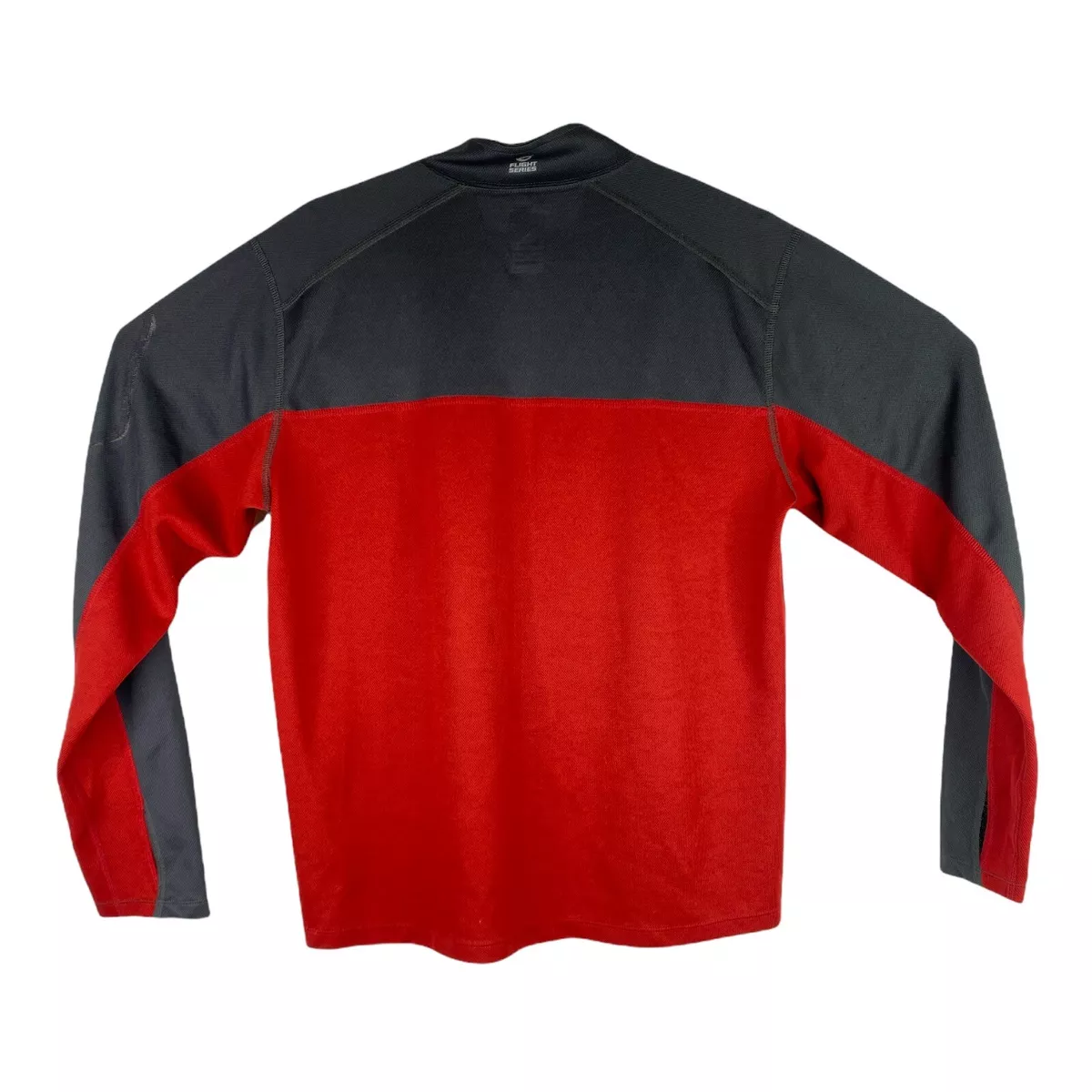 The North Face Flight Series Mens Size M Black Red 1 4 Zip Long