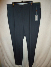Michael Kors Matisse Classic Stretch Dress Pants Men 40X32 Flat Front Gray (CJ)
