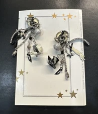 Lunch At The Ritz Strickly Ballroom Carts Du Jour Earrings RARE New On Card