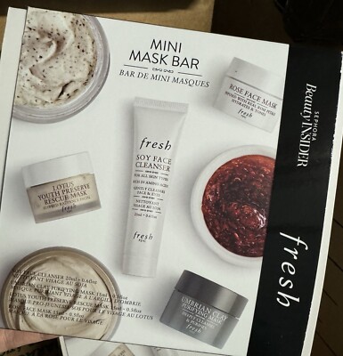 Sephora Beauty Insider Fresh mini mask bar 4pc Set
