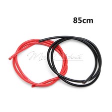 85CM AWG Gauge Wire Flexible Copper Stranded Black  Red Cables For RC-